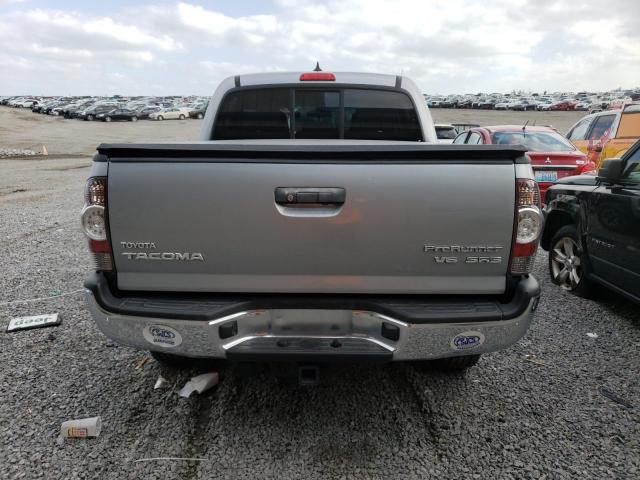 5TFJU4GN6EX057576 - 2014 TOYOTA TACOMA DOUBLE CAB PRERUNNER SILVER photo 6