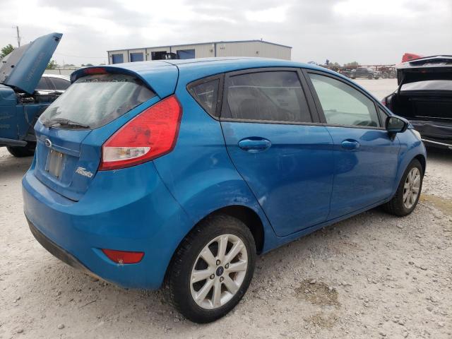 3FADP4EJ0CM185146 - 2012 FORD FIESTA SE BLUE photo 3