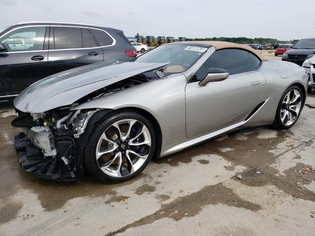 JTHMPAAY1NA105735 - 2022 LEXUS LC 500 SILVER photo 1