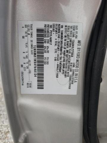 1LNHM81WX4Y648134 - 2004 LINCOLN TOWN CAR EXECUTIVE SILVER photo 12