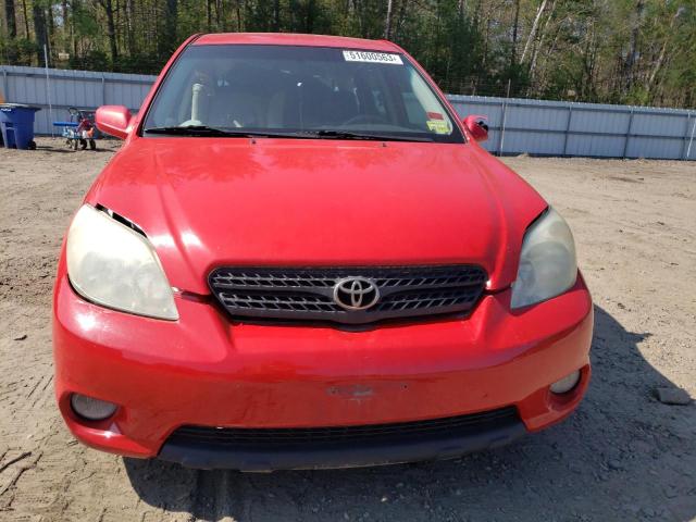 2T1KR32E45C427607 - 2005 TOYOTA COROLLA MA XR RED photo 5