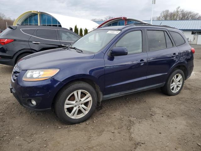 5NMSHDAG7AH417329 - 2010 HYUNDAI SANTA FE SE BLUE photo 1