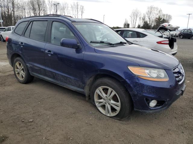 5NMSHDAG7AH417329 - 2010 HYUNDAI SANTA FE SE BLUE photo 4