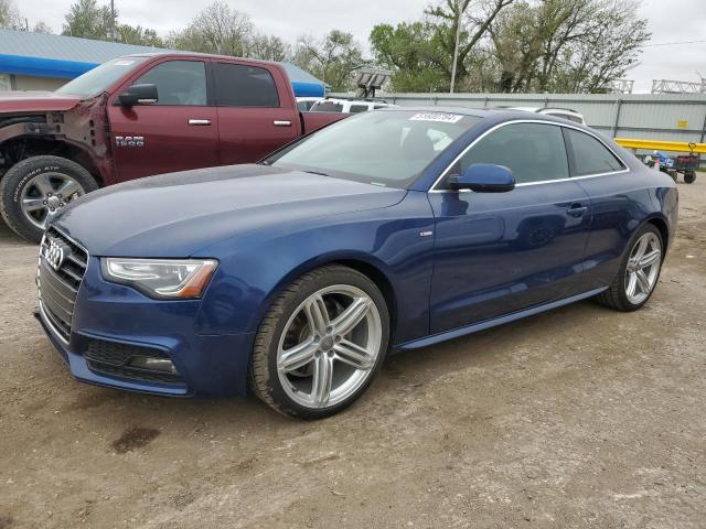 WAUWFAFR2DA019344 - 2013 AUDI A5 PRESTIGE BLUE photo 1