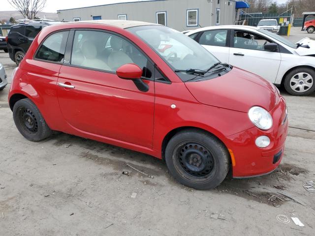 3C3CFFDR1CT310385 - 2012 FIAT 500 POP RED photo 4