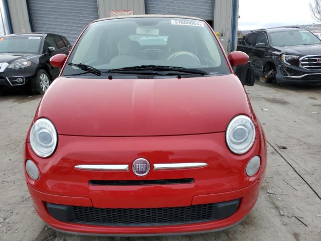 3C3CFFDR1CT310385 - 2012 FIAT 500 POP RED photo 5