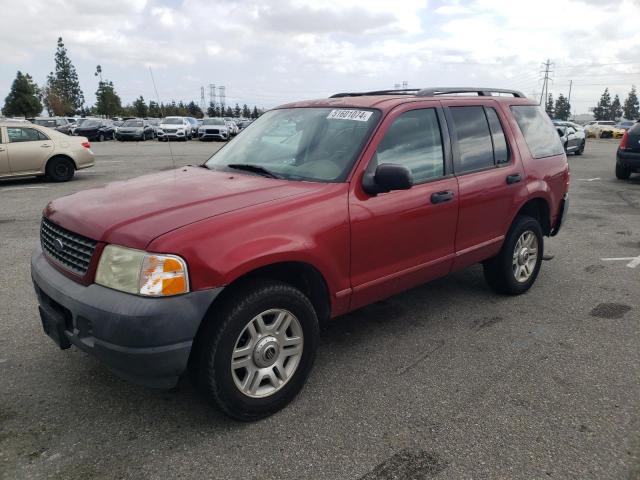 1FMZU62K93UB06579 - 2003 FORD EXPLORER XLS RED photo 1