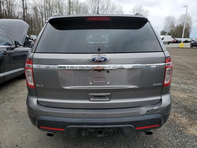 1FMHK8D88CGA58523 - 2012 FORD EXPLORER XLT GRAY photo 6