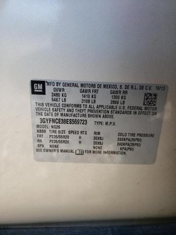 3GYFNCE38ES569723 - 2014 CADILLAC SRX PERFORMANCE COLLECTION 棕色 照片 14