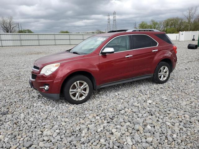 2CNALFEW0A6362250 - 2010 CHEVROLET EQUINOX LTZ MAROON photo 1