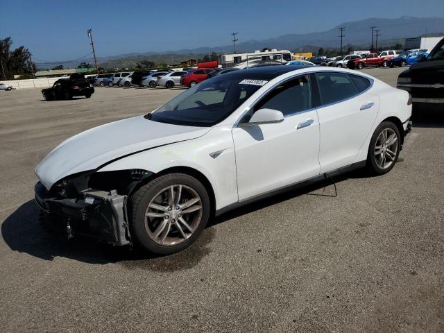 5YJSA1CGXDFP17565 - 2013 TESLA MODEL S Սպիտակ լուսանկար 1