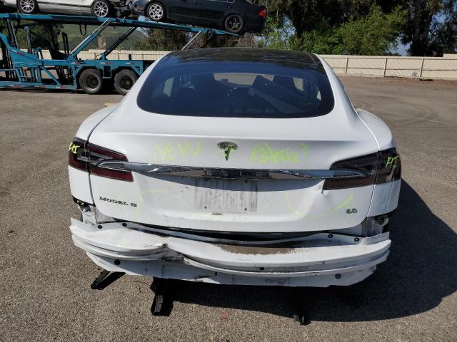 5YJSA1CGXDFP17565 - 2013 TESLA MODEL S Սպիտակ լուսանկար 6