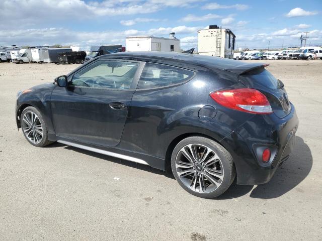 KMHTC6AE4GU248901 - 2016 HYUNDAI VELOSTER TURBO BLACK photo 2