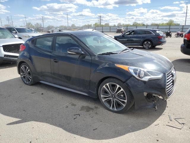 KMHTC6AE4GU248901 - 2016 HYUNDAI VELOSTER TURBO BLACK photo 4