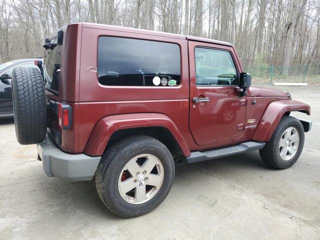 1J4FA54118L537472 - 2008 JEEP WRANGLER SAHARA RED photo 3