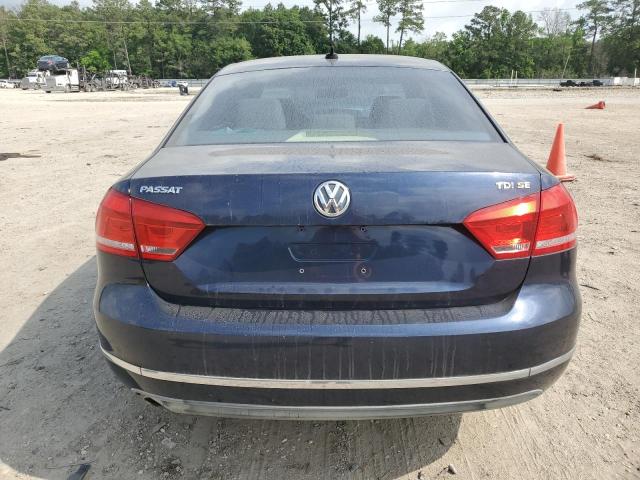 1VWBN7A30EC085887 - 2014 VOLKSWAGEN PASSAT SE BLUE photo 6