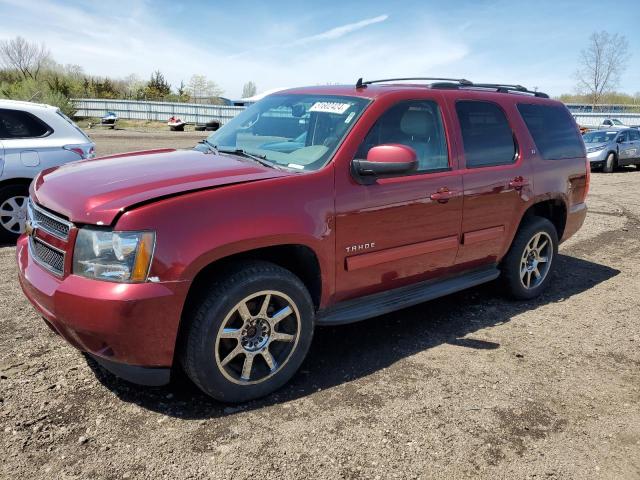 1GNUKBE05AR204281 - 2010 CHEVROLET TAHOE K1500 LT RED photo 1