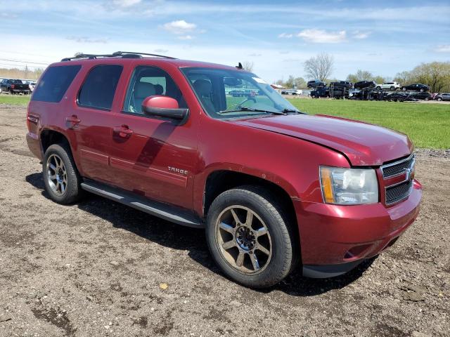 1GNUKBE05AR204281 - 2010 CHEVROLET TAHOE K1500 LT RED photo 4