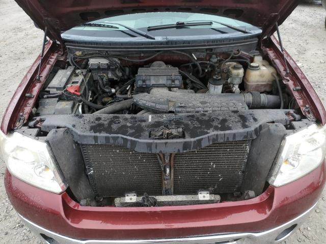 1FTPX14586NA28209 - 2006 FORD F150 RED photo 11