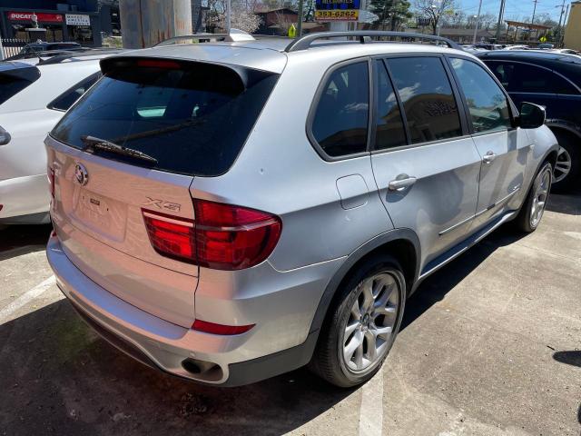 5UXZV4C53CL760738 - 2012 BMW X5 XDRIVE35I SILVER photo 4