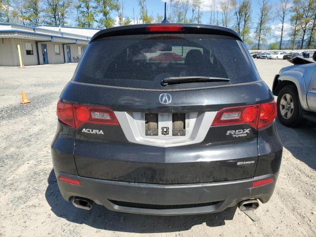 5J8TB1H29BA007126 - 2011 ACURA RDX BLACK photo 6