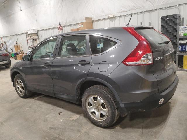 2HKRM4H34DH609943 - 2013 HONDA CR-V LX GRAY photo 2