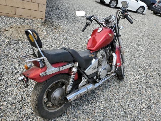 JH2RC1900HM301256 - 1987 HONDA VT700 C RED photo 4