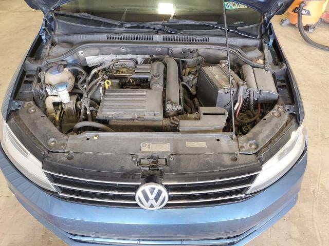 3VW267AJ9GM418066 - 2016 VOLKSWAGEN JETTA S BLUE photo 11