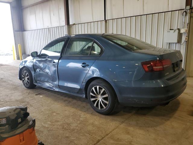 3VW267AJ9GM418066 - 2016 VOLKSWAGEN JETTA S BLUE photo 2