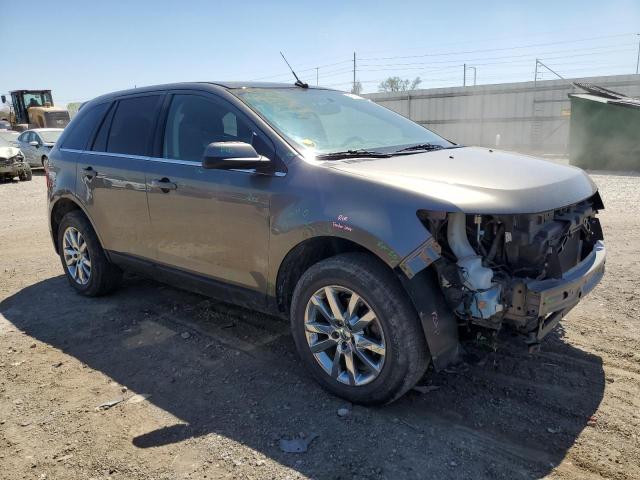 2FMDK4KC2DBA43720 - 2013 FORD EDGE LIMITED GRAY photo 4