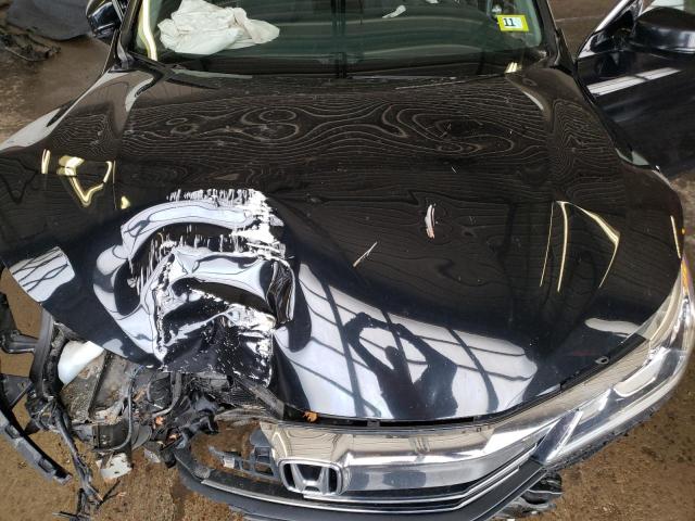 1HGCR2F75GA110518 - 2016 HONDA ACCORD EX შავი ფოტო 11