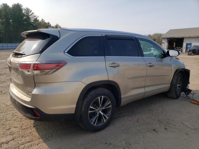 5TDJKRFH2GS504783 - 2016 TOYOTA HIGHLANDER XLE Qəhvəyi foto 3