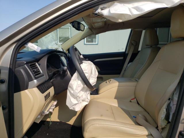 5TDJKRFH2GS504783 - 2016 TOYOTA HIGHLANDER XLE Qəhvəyi foto 7