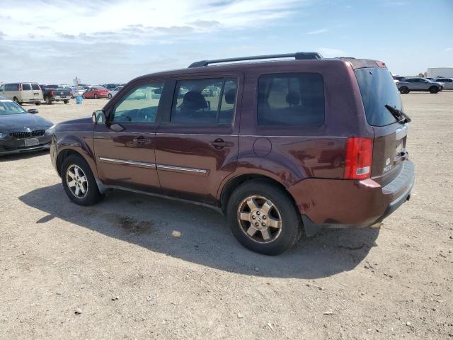 5FNYF38809B016839 - 2009 HONDA PILOT TOURING BURGUNDY photo 2