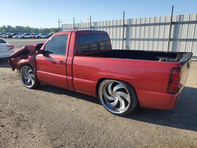 1GCEC14X77Z129787 - 2007 CHEVROLET SILVERADO C1500 CLASSIC RED photo 2
