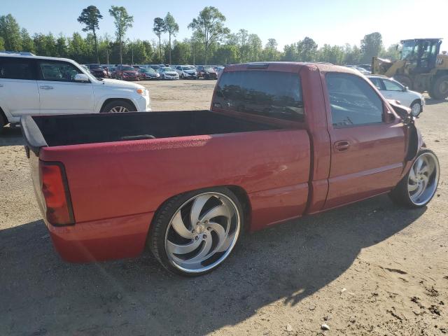 1GCEC14X77Z129787 - 2007 CHEVROLET SILVERADO C1500 CLASSIC RED photo 3