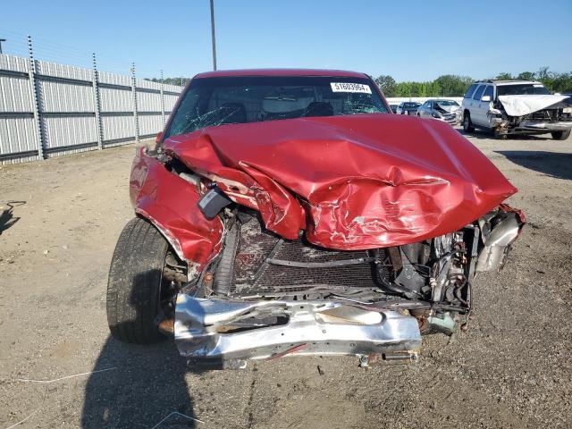 1GCEC14X77Z129787 - 2007 CHEVROLET SILVERADO C1500 CLASSIC RED photo 5