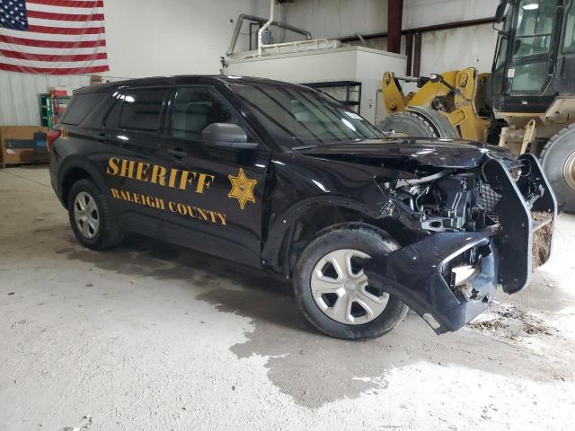 1FM5K8AB6LGC65575 - 2020 FORD EXPLORER POLICE INTERCEPTOR შავი ფოტო 4