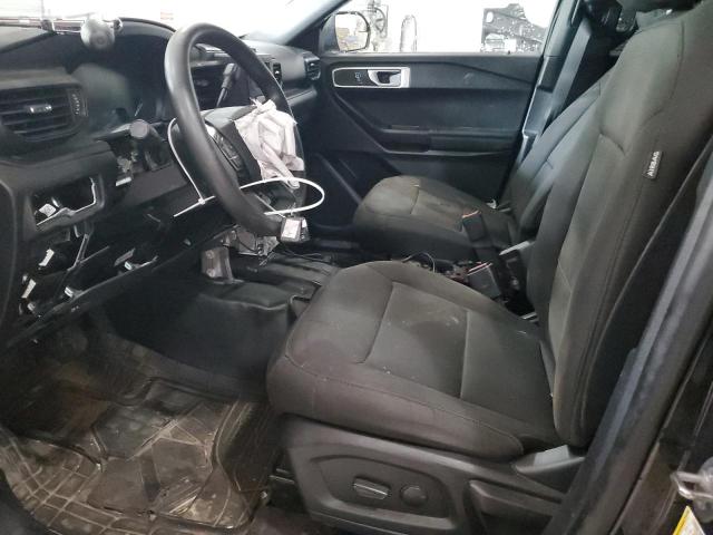 1FM5K8AB6LGC65575 - 2020 FORD EXPLORER POLICE INTERCEPTOR შავი ფოტო 7