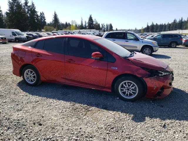 JTDKARFP6J3070830 - 2018 TOYOTA PRIUS PRIM წითელი ფოტო 4