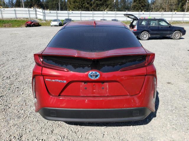 JTDKARFP6J3070830 - 2018 TOYOTA PRIUS PRIM წითელი ფოტო 6