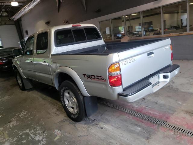 5TEGN92NX3Z241856 - 2003 TOYOTA TACOMA DOUBLE CAB PRERUNNER SILVER photo 2