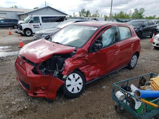 ML32A3HJ6FH056431 - 2015 MITSUBISHI MIRAGE ES DE RED photo 1