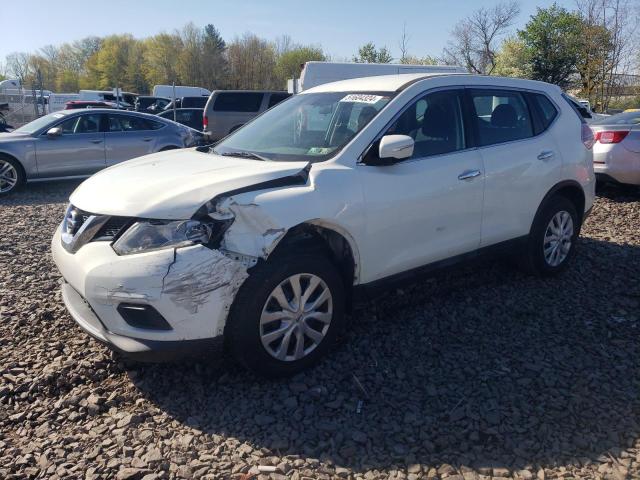 5N1AT2MV6FC819045 - 2015 NISSAN ROGUE S WHITE photo 1