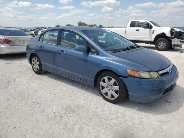 1HGFA16566L018009 - 2006 HONDA CIVIC LX BLUE photo 4