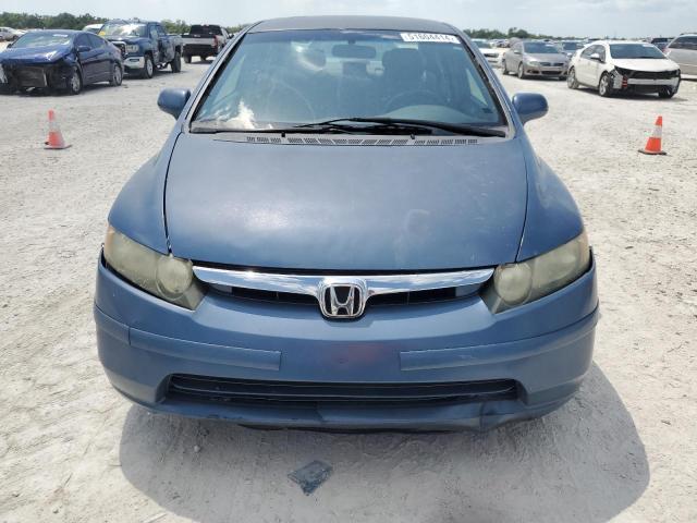 1HGFA16566L018009 - 2006 HONDA CIVIC LX BLUE photo 5