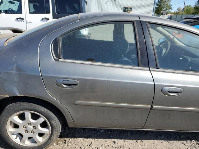 1B3ES56C05D286254 - 2005 DODGE NEON SXT GRAY photo 10