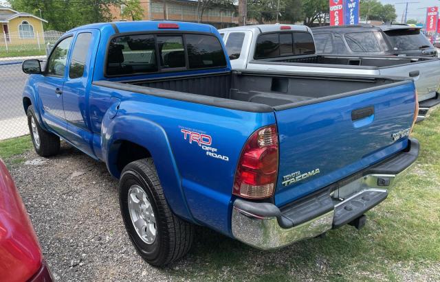 5TETU62N85Z130886 - 2005 TOYOTA TACOMA PRERUNNER ACCESS CAB BLUE photo 3