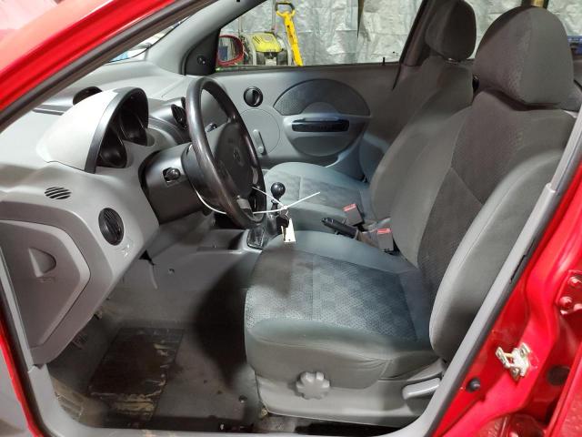 KL1TD52665B299013 - 2005 CHEVROLET AVEO BASE Qırmızı foto 7