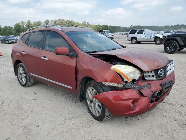 JN8AS5MT8BW176511 - 2011 NISSAN ROGUE S RED photo 4